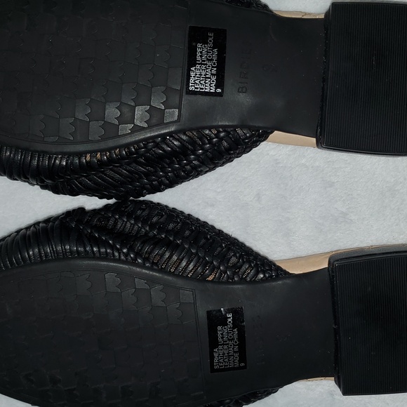 Birdies Swan Woven Leather Mule Size 9 - Picture 3 of 6